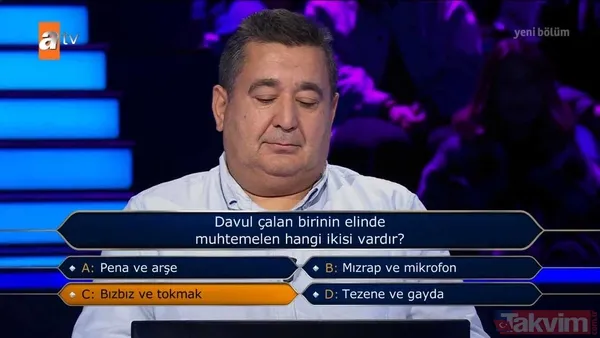Kenan İmirzalıoğlu'nun sunduğu Kim Milyoner Olmak İster'de enerjisiyle gece damga vuran yarışmacı bakın hangi Yeşilçam sorusunda elendi - 41