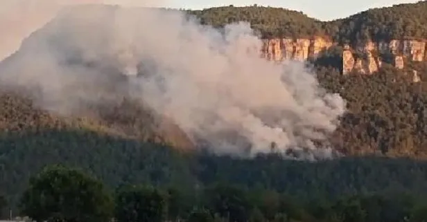 Karabük’Ün Ovacık ilçesinde korkutan orman yangını