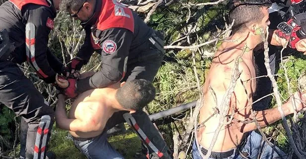Muğla’da iğrenç saldırı! Polis yarı çıplak ormanda yakaladı