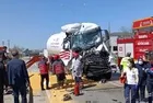 Sakarya'da LPG tankeri tahıl yüklü tıra çarptı! Bir kişi sıkışarak can verdi, diğeri ise ağır yaralı! Feci kazanın görüntüleri...