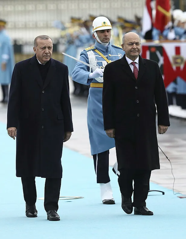 Son dakika: Irak Cumhurbaşkanı Salih Ankara'da-3