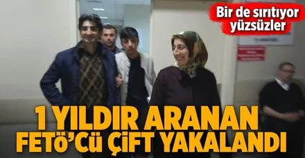 FETÖ'den aranan karı koca yakalandı