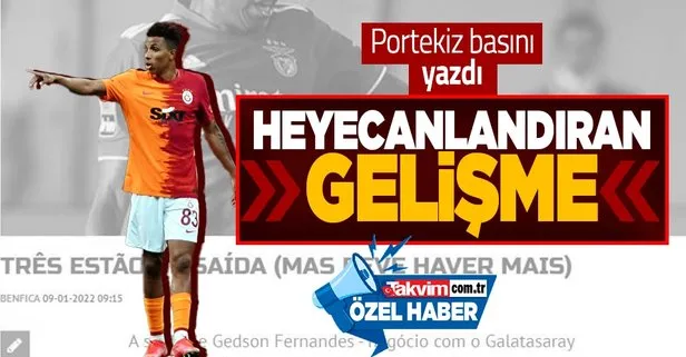 Portekiz basını yazdı! Galatasaray’da Gedson Fernandes heyecanı