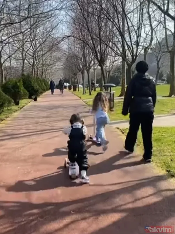 Sinem Kobal’dan kızlarıyla yepyeni paylaşım: Minik kızının peruklu ev hali dikkat çekti! - 13