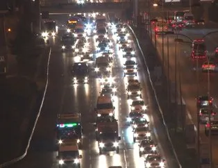 İstanbul’da trafik çilesi! Haftanın ilk günü yüzde 45