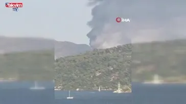 Marmaris'te orman yangını
