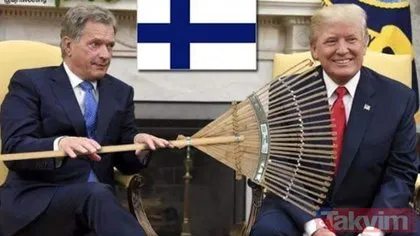 Trump, Finlandiya’da alay konusu oldu