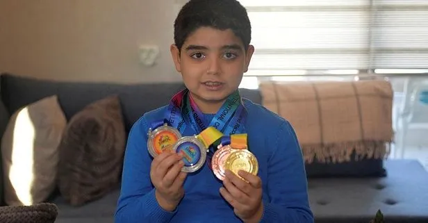 Süper zeka Ezel Ali Matematik Olimpiyatları’nda altın madalya kazandı