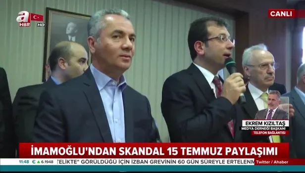 Ekrem İmamoğlu'ndan 15 Temmuz ile ilgili skandal paylaşım