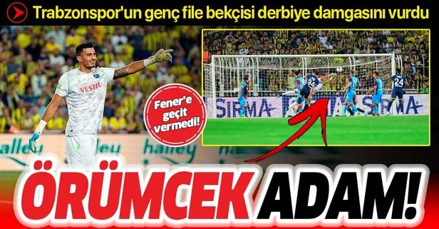 Trabzonspor’un genç file bekçisi Uğurcan Çakır derbiye damgasını vurdu