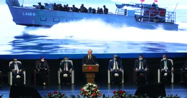Son dakika: Başkan Erdoğandan uçak gemisi müjdesi