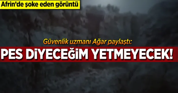 İşte Afrin'deki dev tünel ve mağaralar!