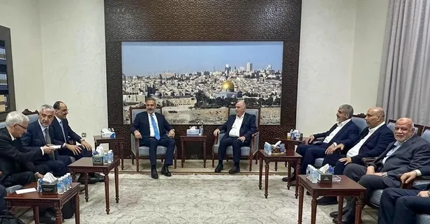 Gündem Gazze | MİT Başkanı İbrahim Kalın ve Dışişleri Bakanı Hakan Fidan Doha'da Hamas üyeleri ile bir arada!