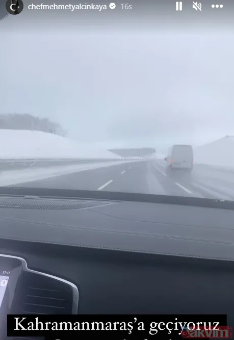 Ünlü Şef Mehmet Yalçınkaya Da Yardım İçin Deprem Bölgesine Doğru Yola Çıktı.