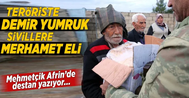 Teröriste demir yumruk, sivillere merhamet eli-1