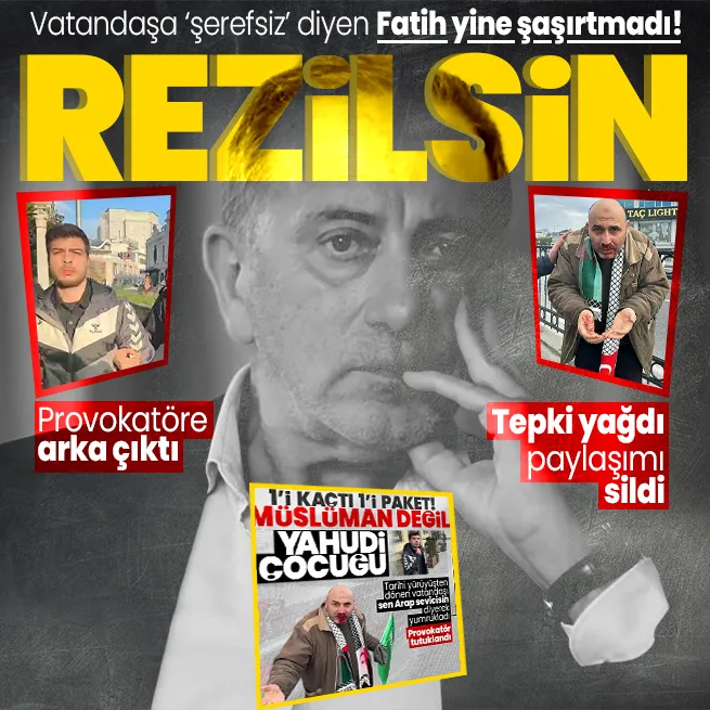 CHP yandaşı Fatih Altaylıdan yeni skandal! Filistine destek yürüyüşünden dönen vatandaşı yumruklayan provokatöre arka çıktı
