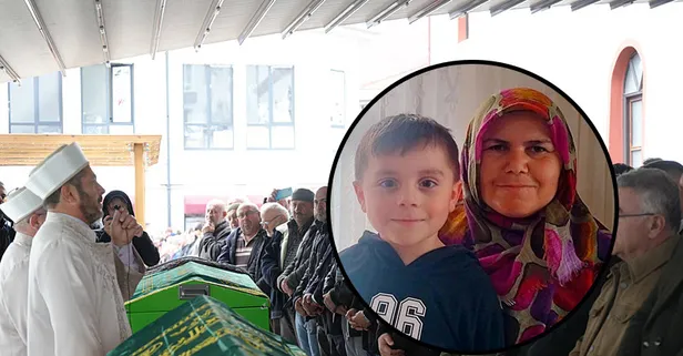 Günlerdir aranıyorlardı! Kastamonu'da cansız bedenleri bulunmuştu: Anne ve oğlu gözyaşları içinde toprağa verildi