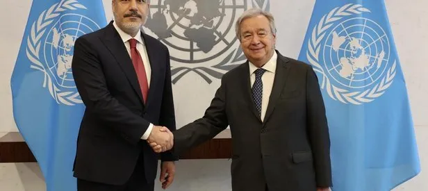 Bakan Fidan, Guterres ile görüştü