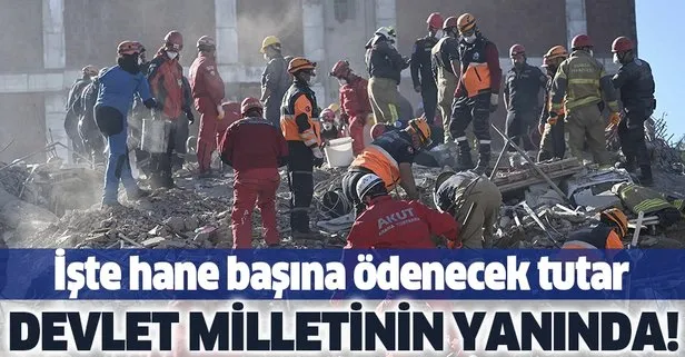İzmir’de depremzedelere hane başına 30 bin lira eşya yardımı