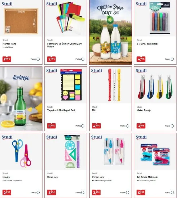 Bim A101 Ve Sok Okul Malzemeleri Ne Zaman Gelecek Kirtasiye Malzemeleri Katalogunda Neler Var Takvim