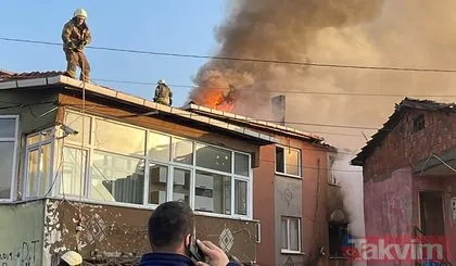 Mahalleyi sokağa döken yangın: Maltepe’de alevler yükseldi