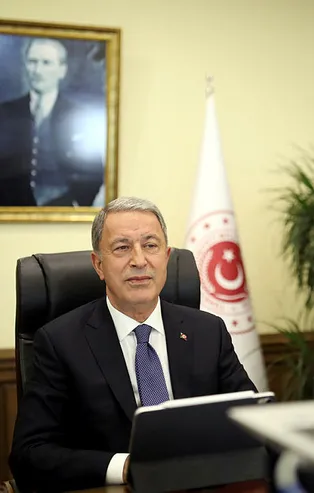 Bakan Akar'dan net Doğu Akdeniz mesajı: Türkiye'nin olmadığı planlar başarısızlığa mahkum