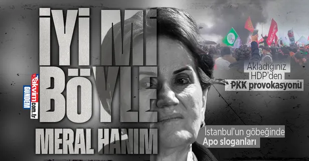 6'lı koalisyonun ortağı HDP'den Nevruz kutlamasında PKK provokasyonu! Yenikapı'da Abdullah Öcalan sloganları