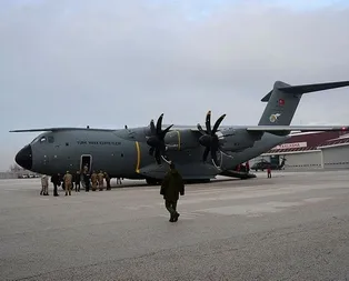 Bahçesaraydaki çığ felaketi için gönderilen kurtarma ekibi, askeri uçakla Vana geldi