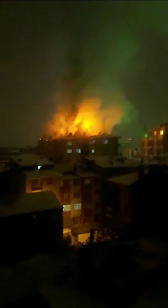 Elazığ'da korkutan yangın