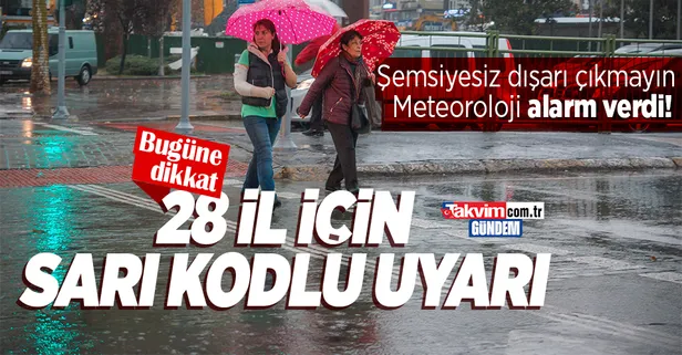 HAVA DURUMU | 18 Haziran 2023 hava durumu raporu...Bugün hava nasıl olacak? Meteoroloji açıkladı: 28 ile sarı kodlu uyarı!