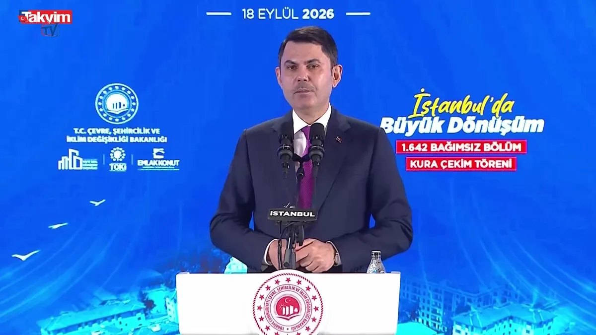 İstanbul'da dönüşümde büyük gün: 3 ilçede 1642 bağımsız bölüm için kura çekildi!
