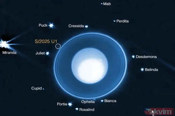 NASA duyurdu: Uranüs'ün yörüngesinde taze keşif! 90 futbol sahası büyüklüğünde... - 3