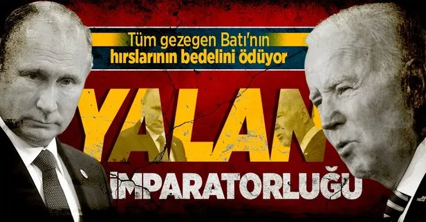 Tüm gezegen batının hırslarının bedelini ödüyor