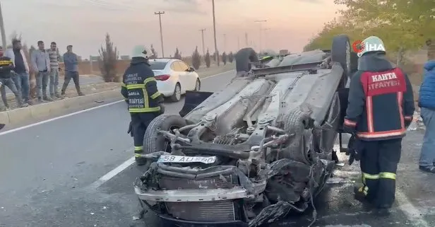 Başıboş sokak köpeği sorunu can alıyordu! Çarpmamak için manevra yaptı 4 takla attı