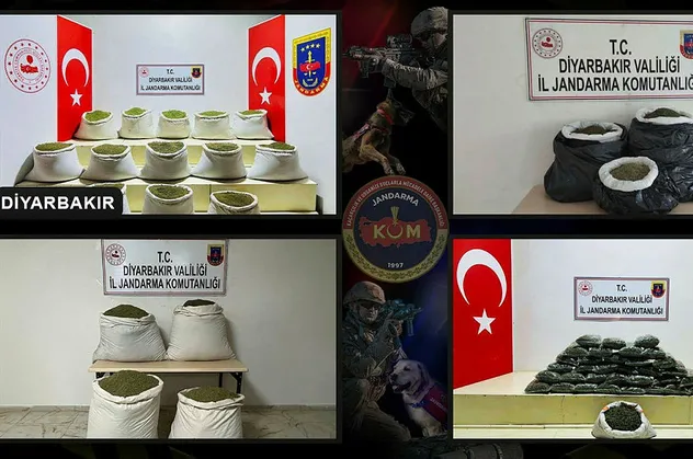 Diyarbakır’da 510 kilo uyuşturucu ele geçirildi