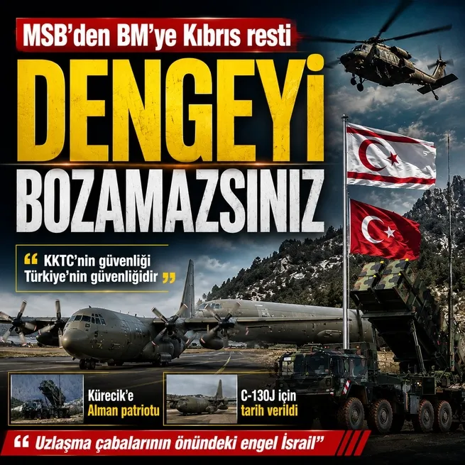 MSBden BMye Kıbrıs uyarısı: KKTCnin güvenliği Türkiyenin güvenliğidir | Kürecike patriot