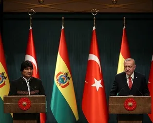 Son dakika: Erdoğan ve Bolivya Devlet Başkanı Moralesten ortak açıklama