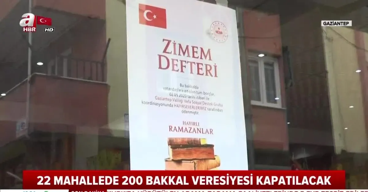 Bir Osmanli Gelenegi Zimem Defteri Projesiyle Gaziantep Te 22 Mahallede 200 Bakkaldaki Borclar Odendi Videosunu Izle Takvim Tv