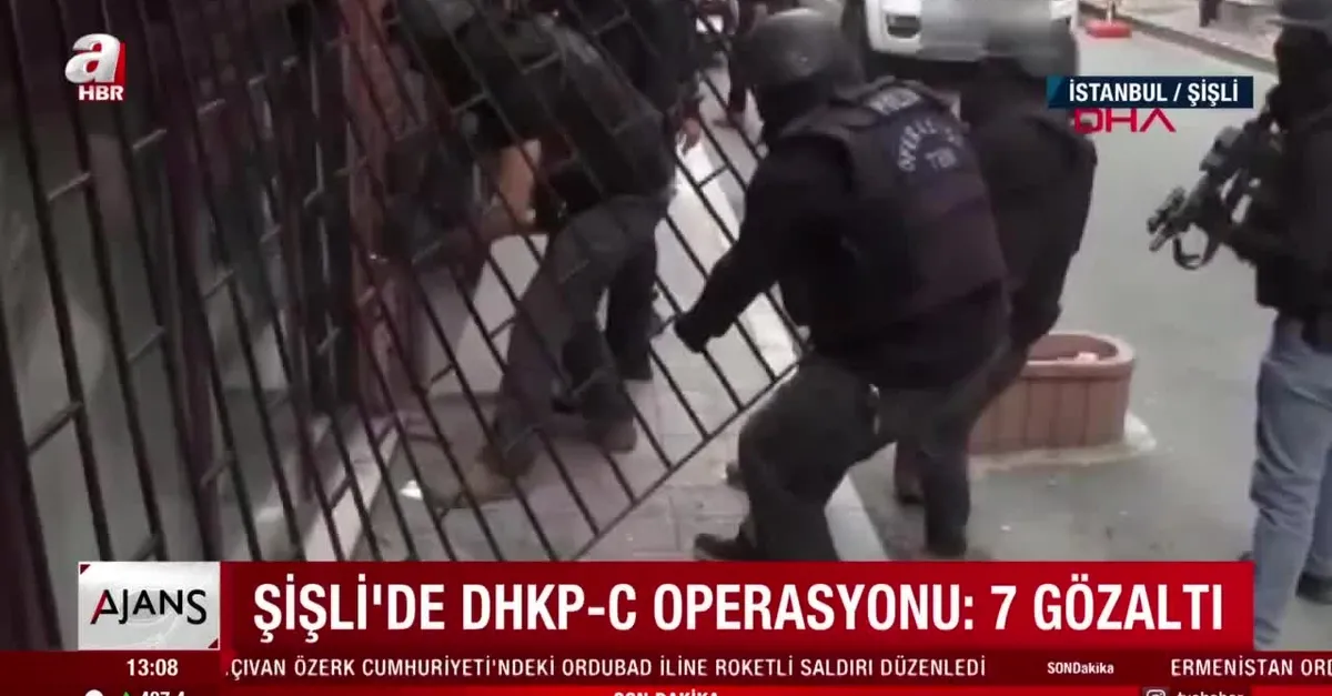 İstanbul'da DHKP-C operasyonu: 7 gözaltı