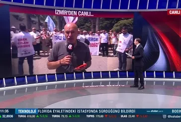 İzmir'de bordro yakma eylemi!