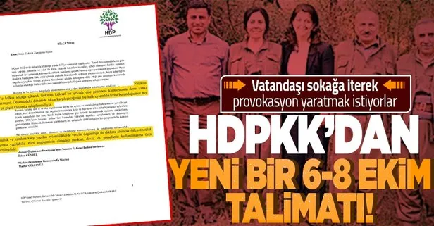 O belge ile ifşa oldular! HDP halkı sokağa döküp ülkeyi karıştırmak istiyor