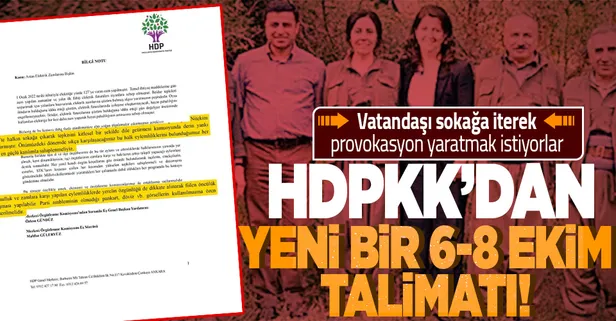 O belge ile ifşa oldular! HDP halkı sokağa döküp ülkeyi karıştırmak istiyor