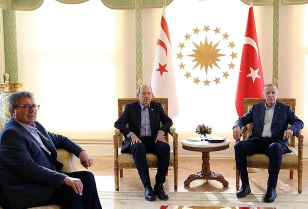 Başkan Erdoğan Vahdettin Köşkü'nde Azerbaycan Cumhurbaşkanı İlham Aliyev'i kabul etti-4