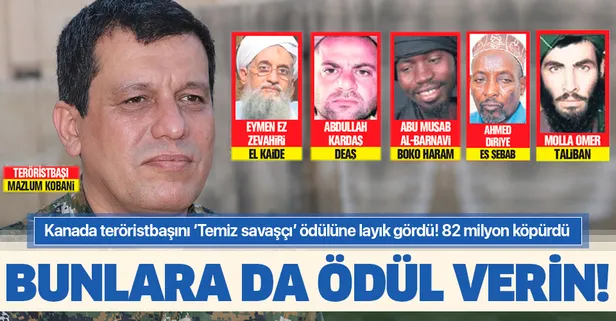 Kanada'dan PKK/YPG'li terörist Mazlum Kobani'ye skandal davet