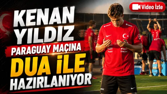 Kenan Yıldız dua ederek antrenmana başladı