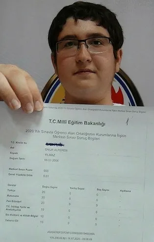 Onur Alperen Yılmaz, Osmanlıca mektup yazdığı Başkan Erdoğan'ın karşısına Türkiye 1'incisi olarak çıkacak