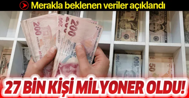 Türkiye’deki milyonerlerin mevduatı 9 ayda 145,4 milyar lira arttı! Milyoner sayısı 206 bin 889’a yükseldi
