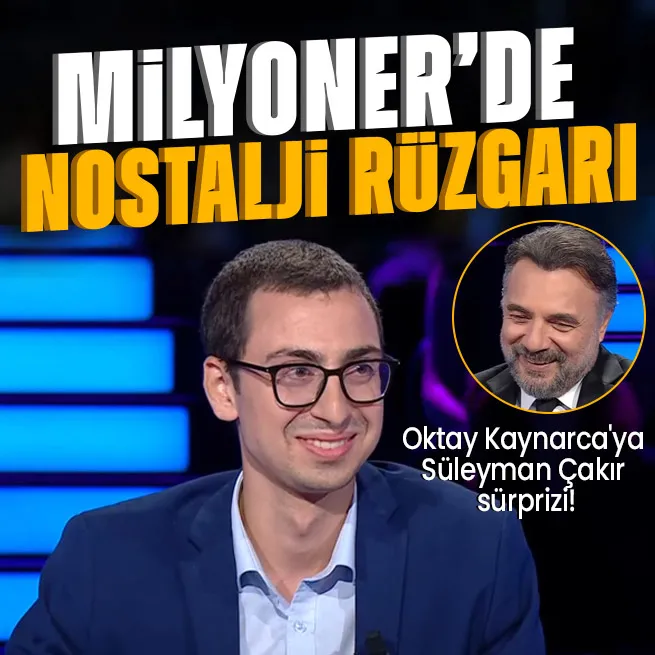 Kim Milyoner Olmak İsterde Kurtlar Vadisi sorusu geceye damga vurdu! Oktay Kaynarcaya Süleyman Çakır sürprizi: Stüdyoda nostaljik dakikalar