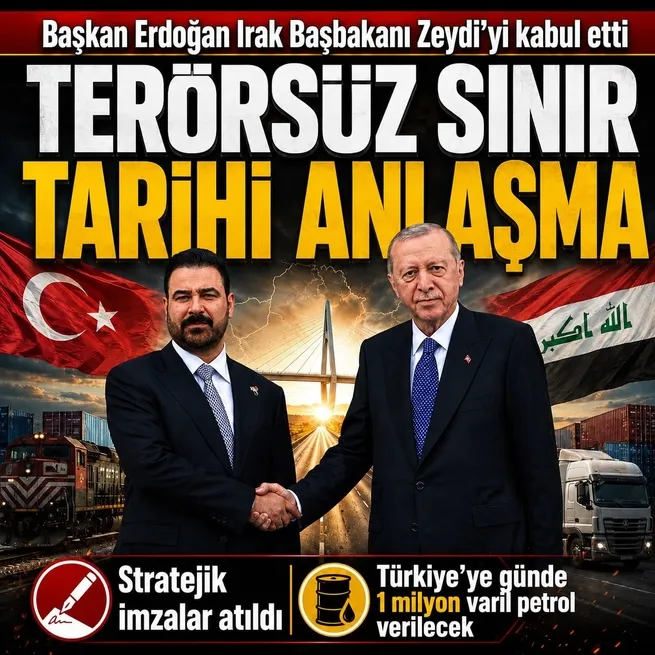 Irak’la stratejik anlaşmalar! Başkan Erdoğan duyurdu: Türkiyeye 1 milyon varil petrol verilecek