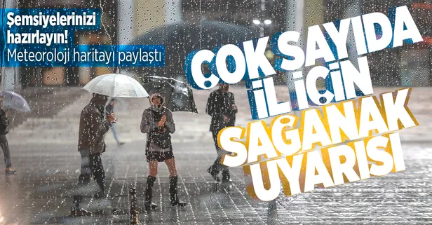 Güneşe aldanmayın: Çok sayıda il için sağanak uyarısı